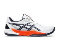 ASICS Men's POWERBREAK FlyteFoam Handball Shoes, White/Nova Orange, 9 UK