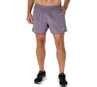 Asics Mens Running Core 5inch Shorts - Grey, Grey, Size 2Xl, Men Grey