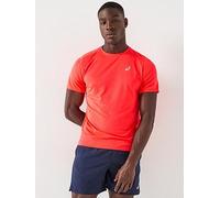 Asics Mens Running Core T-Shirt - Red, Red, Size L, Men Red