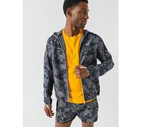 Asics Mens Running Fujitrail Packable Jacket, Black, Size 2Xl, Men Black