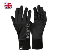 ASICS Men's Running Gloves Black XL Touch Screen Lightweight Thermal Sports