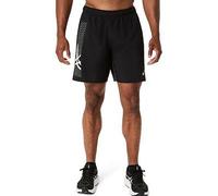 Asics Men's Running Icon 7Inch Shorts, Black, Size M, Men Black