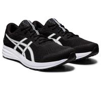 Asics Men's Running Shoes Patriot 12 Black / White Mesh Trainers