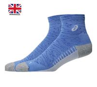 Asics Men's Running Socks UK 11.5-13 Blue Quarter Cushioned Ergonomic Fit 1 Pair