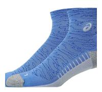 Asics Men's Running Socks UK 11.5-13 Blue Quarter Cushioned Ergonomic Fit 1 Pair
