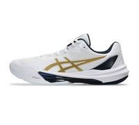 ASICS Men's Sky Elite FF 3 Sneaker, White/Pure Gold, 5 UK