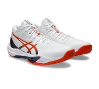 ASICS Sky Elite Ff Mt 3 Volleyball Shoes Mens White/Orange 8 UK