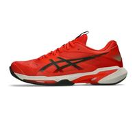 ASICS Men's Solution Speed FF 4 Clay Tennis Shoes, Cherry Tomato/Vintage Khaki, 7