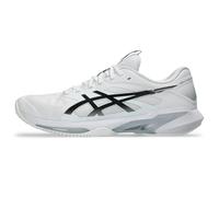 ASICS Men's Solution Speed FF 4 Clay Tennis Shoes, White/Black, 6