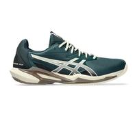 ASICS Men's Solution Speed FlyteFoam 3 Tennis Shoe, Saxon Green/Birch, 10 UK