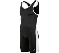 ASICS Men's T-back Performance Wrestling Singlet Black/White 2X-Small