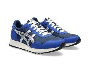 ASICS Mens Tiger Runner II Sneaker, Independence Blue Pure Silver, 3.5 UK