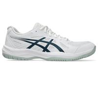 ASICS Men's Upcourt 6 Sneaker, White Tranquil Teal, 11 UK