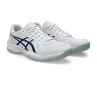 ASICS Men's Upcourt 6 Sneaker, White Tranquil Teal, 8.5 UK