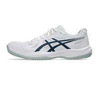 ASICS Men's Upcourt 6 Volleyball Shoes, White/Tranquil Teal, 7 UK
