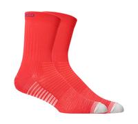 ASICS META SPEED SOCKS CREW Flash Red/Edo Purple S