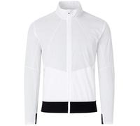Asics MetaRun Long Sleeve Zip Up Mens White Softshell Jacket 2011A299_100