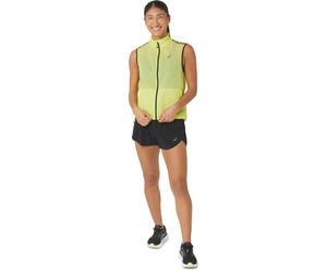 ASICS Metarun Packable Vest for Women - Lightweight Glow Yellow Running Essential