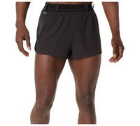 Asics - Metarun Split Short - Running shorts size XS, brown