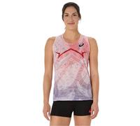 Asics Metaspeed Sleeveless Shirt White Red Women, Size M