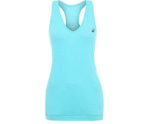 Asics Motion Dry FuzeX Womens Blue Vest - Size Large
