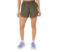 Asics Nagino Run Adjustable 4in Shorts Green L Woman