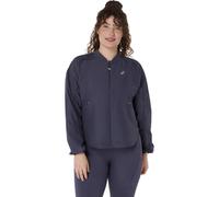 ASICS Nagino Running Jacket Women - Blue Grey, Blue, Size XL