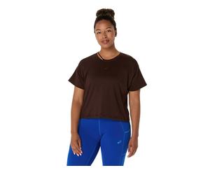 ASICS NAGINO FLEX SHORT SLEEVE TOP Coffee M