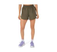Asics Nagino Run Adjustable 4in Shorts Green XS Woman