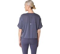 Asics - Women's Nagino Run Adjustable S/S Top - Running shirt size XS, blue