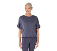 Asics Nagino Run Adjustable Short Sleeve T-shirt Grey L Women