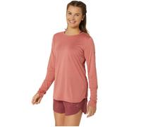 ASICS NAGINO™ Run LS Top - Lightweight & Breathable Pink Midlayer for Women (XS) - Ideal for Running & Training