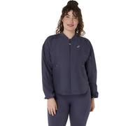 ASICS Nagino Running Jacket Women - Blue Grey, Blue, Size L