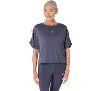 ASICS Nagino Top Running Shirt Women - Green, Size L