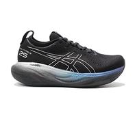 ASICS Nimbus 25 Platinum Road Running Shoe for Woman Black Purple
