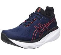 ASICS Nimbus 25 Road Running Shoe for Man Black White Red