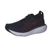 ASICS Nimbus 25 Road Running Shoe for Man Black White Red 8.5 UK