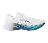 Asics Novablast 3 Platinum Lace-Up White Synthetic Womens Running Shoes 1012B