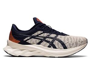 ASICS Novablast SPS Lace-Up Beige Synthetic Mens Trainers 1201A065_100