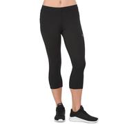 Asics Oxygen Womens Running Tights Black 3/4 Capri Run Breathable Sports Jogging