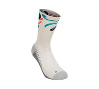 ASICS Performance Run Crew Running Socks - Cream, Multicoloured, Size 35-38