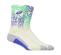 ASICS Performance Crew Running Socks Unisex - white, blue, Size 35-38