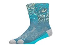 Asics Performance Run Crew Socks | UK L in Foggy Teal/Energy Aqua