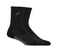 Asics Performance Run Quarter Black Unisex Socks, Size IV