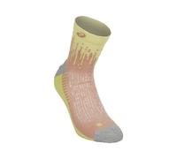 ASICS Performance Run Quarter Running Socks - Mauve, Yellow, Size 43-46