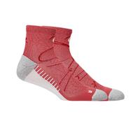 Asics Performance Run Quarter Socks Dark Pink, Size I