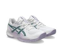 Asics Powerbreak FF Women's Indoor Court Shoes | UK 8 in White/Foggy Teal