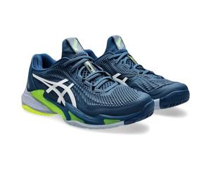 ASICS Resolution 8 Tennis Shoes for Fast Courts for Man White Blue