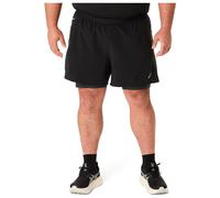 Asics - Road 2N1 5'' Short - Running shorts size M, black