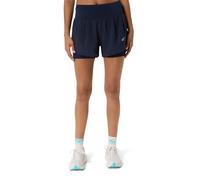 Asics Road 2-N-1 3.5 Inch Women's Shorts | UK S in Midnight